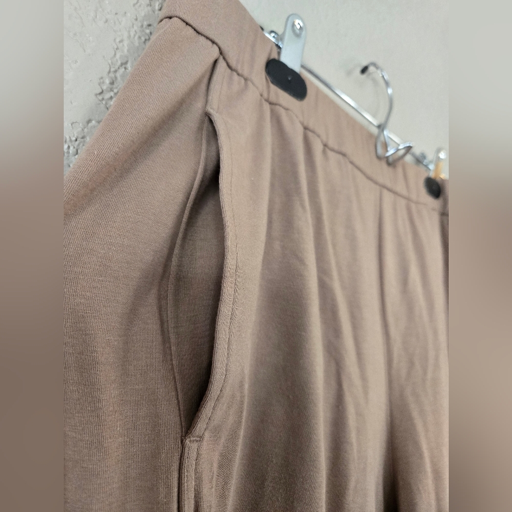 Eileen Fisher Tan Pants, Organic Cotton, Large - Picture 5 of 8